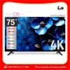 تلفزيون ذكي LP بشاشة كبيرة 75 بوصة بدون إطار بدقة 4K UHD مع نظام WEBOS وتقنية LED وصوت دولبي، تلفزيون من الفئة التجارية شبه مدمج للسينما المنزلية في المملكة العربية السعودية